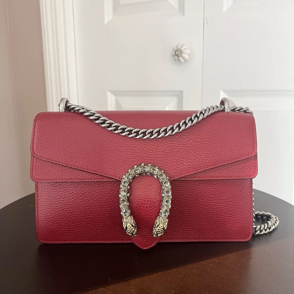 Gucci Leather Dionysus Chain Shoulder Bag